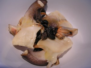 raw conch ready for cleaning